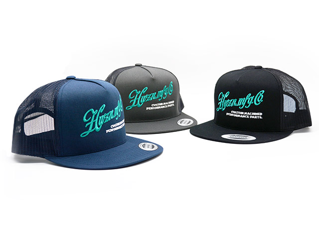 全3色【HWZN BROSS/ハウゼンブロス】2025SS「Shadow Script Trucker Mesh Cap/シャドースクリプトトラッカーメッシュキャップ」 (ホイールズアパレル/チョッパー/アメカジ/ホットロッド/ハーレー/バイク/WOLF PACK/ウルフパック)