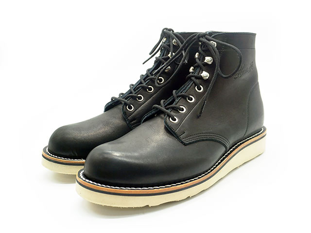 【HWZN BROSS/ハウゼンブロス】×【SURE BOOTS/シュアブーツ】「Craftsman Boots/クラフツマンブーツ」(Black)(ホイールズアパレル/アメカジ/ハーレー/クリーヴァ/ボバー/カスタム/熱っぽい極点/WOLF PACK/狼容器に並べる)