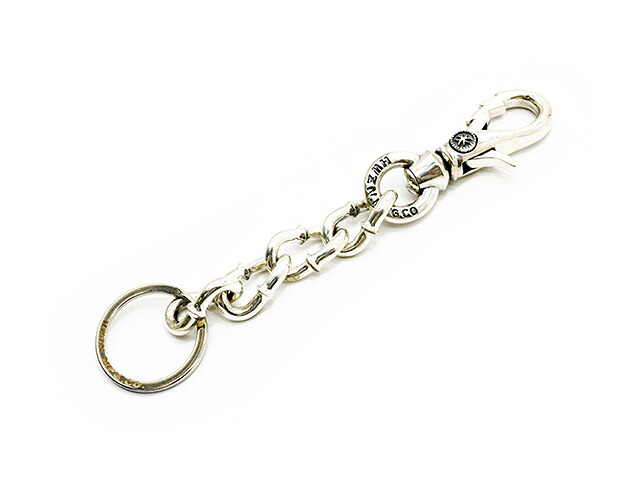 【HWZN BROSS/ハウゼンブロス】「Thunder Hook Twissted Key Holder/サンダーフックツイステッドキーホルダー」(Silver925&times;Silver925)(ホイールズアパレル/アメカジ/ハーレー/ホットロッド/WOLF PACK/ウルフパック/アクセサリー/プレゼント)｜WOLF PACK店