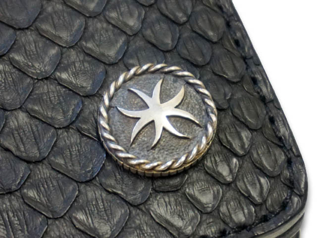 Diamond Python Leather ウルフパック Wallet アメカジ 財布) Middle