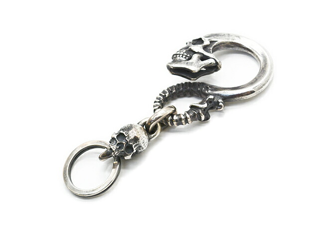 【MAD CULT/マッドカルト】「Ugly Head Chaos Key Chain/アグリーヘッドカオスキーチェーン」(KH-14)(Silver925/Brass/アクセサリー/ジュエリー/プレゼント/バイカー/ハーレー/ホットロッド/アメカジ/ハンドメイド/ホイールズアパレル/WOLF PACK/ウルフパック)｜WOLF PACK店 108,900円