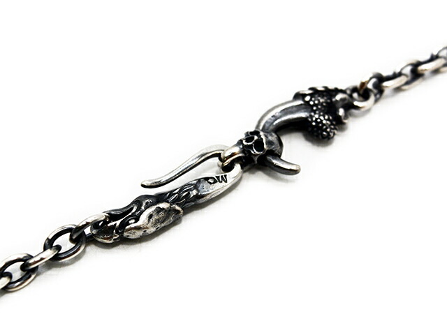 【MAD CULT/マッドカルト】「4.5 Beans Predation Necklace Chain/4.5ビーンズプレデイションネックレスチェーン」(NC-14) (Silver925/アクセサリー/ジュエリー/プレゼント/バイカー/ハーレー/ホットロッド/アメカジ/ハンドメイド/WOLF PACK/ウルフパック)