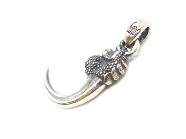 【MAD CULT/マッドカルト】「Medium Eagle Claw Pendant Top/ミディアムイーグルクローペンダントトップ」(PT-107)(Silver/佩び物/宝飾品/差し上げ物/バイ鉄道車両/ハーレー/熱っぽい極点/アメカジ/お手々お手伝いさん/ホイールズアパレル/WOLF PACK/狼風呂敷き包み)