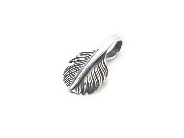 【MAD CULT/マッドカルト】「Free Heart Feather Pendant Top/フリーハートフェザーペンダントトップ」(PT-117) (Silver925/アクセサリー/ジュエリー/プレゼント/バイカー/ハーレー/ホットロッド/アメカジ/ハンドメイド/ホイールズアパレル/WOLF PACK/ウルフパック)