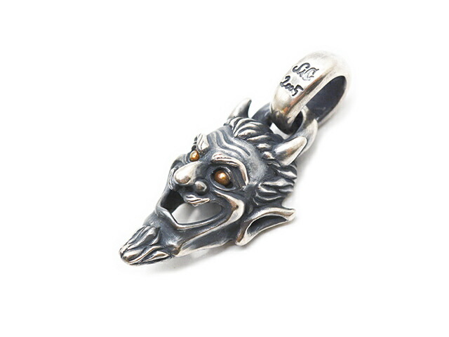 【MAD CULT/マッドカルト】「 Satanist Mask Pendant Top”Brass Eye”/サタニストマスクペンダントトップ”ブラスアイ”」(PT-69)(Silver925/佩び物/宝飾品/差し上げ物/バイ鉄道車両/ハーレー/熱っぽい極点/アメカジ/お手々お手伝いさん/WOLF PACK/狼風呂敷き包み)