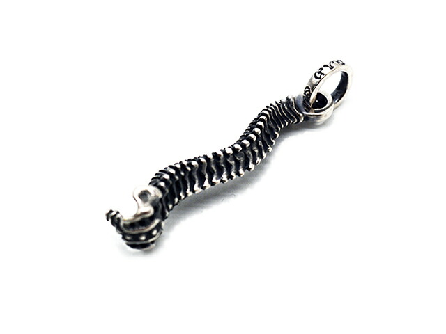 【MAD CULT/マッドカルト】「Small Spine Pendant Top/スモールスパインペンダントトップ」(PT-98)(Silver925/アクセサリー/ジュエリー/プレゼント/バイカー/ハーレー/ホットロッド/アメカジ/ハンドメイド/ホイールズアパレル/WOLF PACK/ウルフパック)|WOLF PACK店
