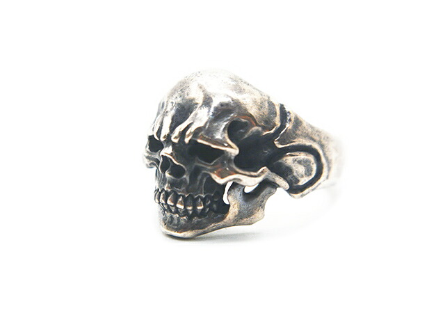 【MAD CULT/マッドカルト】「Small Assassin Head Ring/スモールアサシンヘッドリング」(R-83) (Silver925/Brass/アクセサリー/ジュエリー/指輪/プレゼント/バイカー/ハーレー/ホットロッド/アメカジ/ハンドメイド/ホイールズアパレル/WOLF PACK/ウルフパック)
