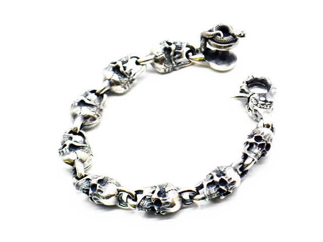 【MAD CULT/マッドカルト】「Wicked Innocence Bracelet/ウィキッドイノセンスブレスレット」(B-12)(Silver925/アクセサリー/ジュエリー/プレゼント/バイカー/ハーレー/ホットロッド/アメカジ/ハンドメイド/WOLF PACK/ウルフパック)|WOLF PACK店