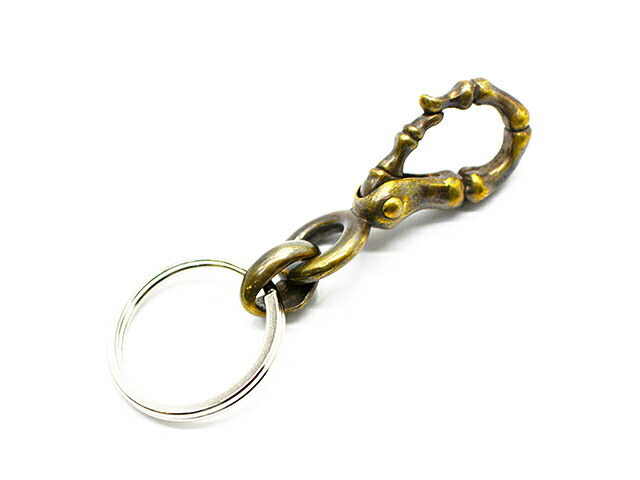 【MAD CULT/マッドカルト】「Finger Bone Hook”Brass”/フィンガーボーンフック”ブラス”」(KHB-13) (Brass/アクセサリー/ジュエリー/プレゼント/バイカー/ハーレー/ホットロッド/アメカジ/ハンドメイド/WOLF PACK/ウルフパック)