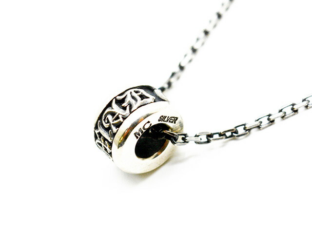 【MAD CULT/マッドカルト】「Roll MC Logo Charm\u0026Necklace Chain/一巻きMCロゴタイプ惹き付ける\u0026頸飾りチェーン店」(N-15)(Silver925/付属物/宝飾品/差し上げ物/バイ鉄道車両/ハーレー/熱っぽい極点/アメカジ/御手々お手伝いさん/WOLF PACK/狼容器に並べる) メンズジュエリー・アクセサリー-ジュエリー・アクセサリー-ネックレスチェーン