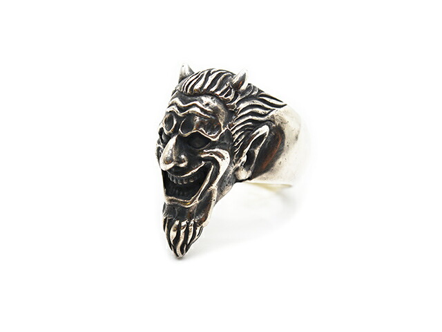 【MAD CULT/マッドカルト】「Satan Ring/サタンリング」(R-17) (Silver925/アクセサリー/ジュエリー/プレゼント/バイカー/ハーレー/ホットロッド/アメカジ/ハンドメイド/WOLF PACK/ウルフパック)