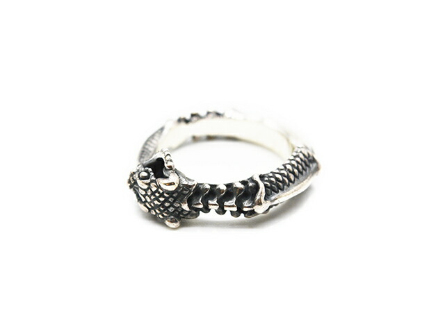 【MAD CULT/マッドカルト】「Decayed Uroboros Ring/ディケイドウロボロスリング」(R-76) (Silver925/アクセサリー/ジュエリー/プレゼント/バイカー/ハーレー/ホットロッド/アメカジ/ハンドメイド/WOLF PACK/ウルフパック)