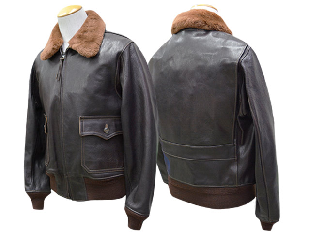 楽天市場】Buzz Rickson's ゴートスキンブラックレザーG-1 TYPE BLACK