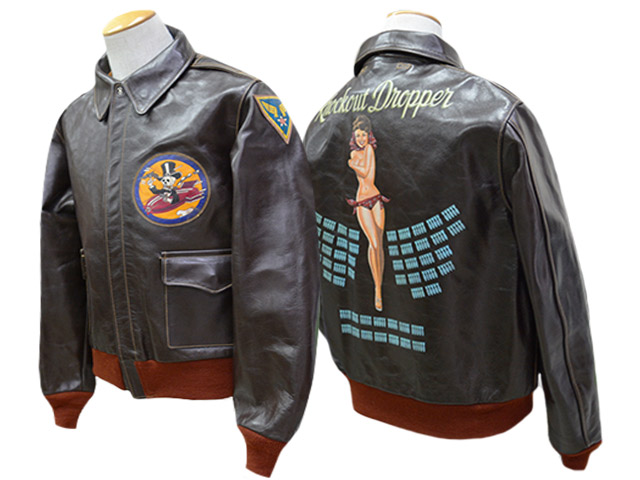 【BUZZ RICKSON'S/バズリクソンズ】「Type A-2 “CONTRACT No.W535 ac-21996 BUZZ RICKSON CLO.CO.”85th BOMB.SQ.-KNOCKOUT DROPPER-」(BR80669) (WILLIAM GIBSON COLLECTION/ウィリアム・ギブソン/東洋エンタープライズ/シュガーケーン/アメカジ/ウルフパック)