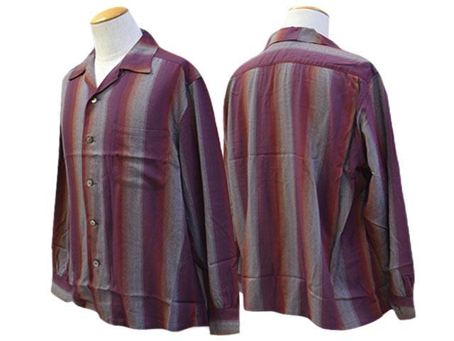 TROPHY CLOTHING トロフィークロージング 長袖アロハシャツ L TROPHY CLOTHING(トロフィークロージング) ハワイアンシャツ