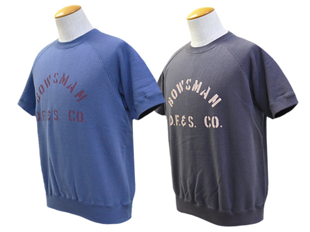 全2色【TWO MOON/トゥームーン】「Bowsman Print S/S Sweatshirts/ボウズマンプリントショートスリーブスウェットシャツ」(10330)(ホイールズアパレル/アメカジ/ミリタリー/アウトドア/ハーレー/熱っぽい極点/WOLF PACK/狼容器に並べる)