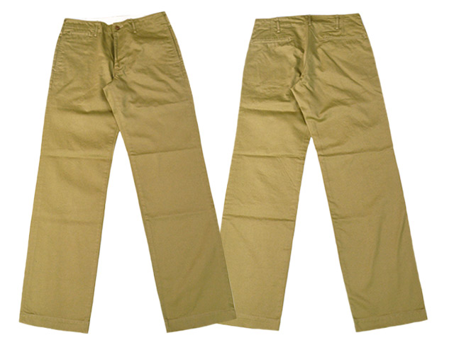 【TWO MOON/トゥームーン】「West Point Trousers/ウエストポイントトラウザース」(529)(チノ食麺麭/細工物ズボン下/アメカジ/ミリタリー/アウトドア/ハーレー/熱っぽい極点/WOLF PACK/狼容器に並べる)