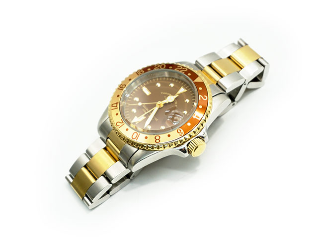 VAGUE WATCH CO. GMT 時計 VAGUE WATCH Co. ヴァーグウォッチ BRWN GMT アンティーク