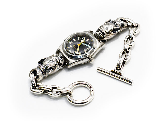 【CONSIGLIERE/コンシリエーレ」×【VAGUE WATCH Co./ヴァーグウォッチカンパニー】「VABBLE”Pota＆”Gabo”/ヴァブル”ポータ＆ガボ”」(VBPAG)(自動小銃一巻きウオッチ/差し上げ物/アメカジ/ハーレー/熱っぽい極点/WOLF PACK/狼容器に並べる)