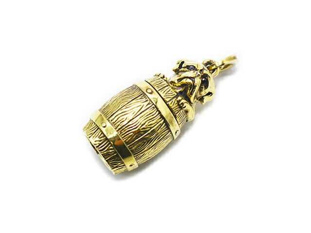 【Peanuts&Co/ピーナッツカンパニー】「Bull Bottle Key Holder”Stone Eye”/ブルボトルキーホルダー”ストーンアイ”」(Brass) (ピーナッツアンドコー/アクセサリー/ジュエリー/アメカジ/ハーレー/バイカー/プレゼント/ホイールズアパレル/WOLF PACK/ウルフパック)