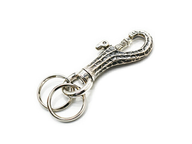 【Peanuts&Co/ピーナッツカンパニー】「Peanuts Pattern Key Hook/ピーナッツパターンキーフック」(Silver925) (ピーナッツアンドコー/アクセサリー/ジュエリー/アメカジ/ホットロッド/ハーレー/プレゼント/ホイールズアパレル/WOLF PACK/ウルフパック)