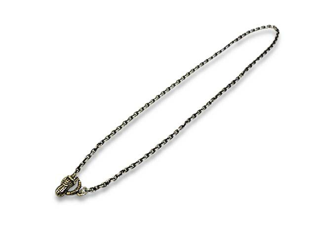 買い物 Peanuts Necklace Chain”Square” ピーナッツネックレスチェーン”角コマ” Silver925 60cm アメカジ  アクセサリー プレゼント ハーレー