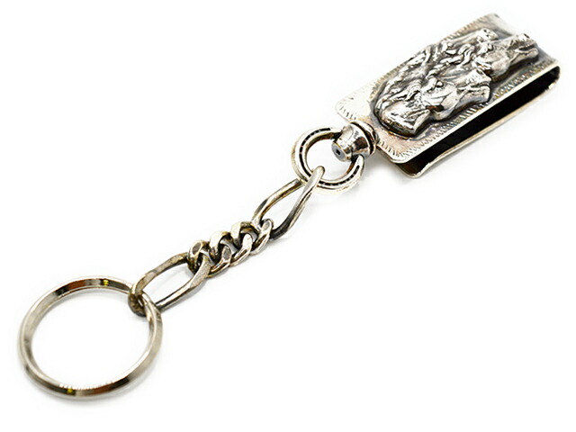 【Peanuts\u0026Co/南京豆相手】「Horse Clip Type Key Chain/ホースクリップタイプキーチェーン」(Silver925)(ピーナッツアンドコー/佩び物/宝飾品/アメカジ/熱っぽい極点/ハーレー/バイ鉄道車両/差し上げ物/ホイールズアパレル/WOLF PACK/狼風呂敷き包み)