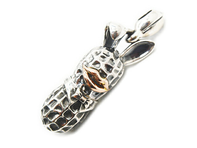 【Peanuts\u0026Co/南京豆商会】「Stash Bunny Peanuts Key Holder/スタッシュバニーピーナッツキーホルダー」(Silver925×K10PG)(ピーナッツアンドコー/付属物/宝飾品/アメカジ/ハーレー/差し上げ物/ホイールズアパレル/WOLF PACK/狼容器に並べる)