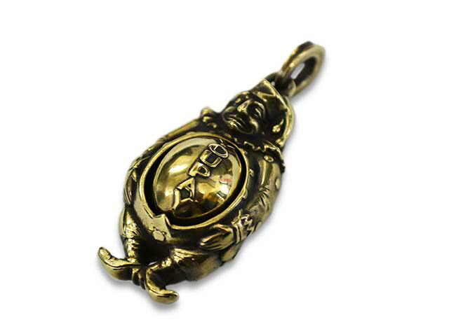 【Peanuts\u0026Co/南京豆商会】「YOU PAY MAN Key Holder/ユーペイマンキーホルダー」(Brass)(ピーナッツアンドコー/付属物/宝飾品/アメカジ/熱っぽい極点/ハーレー/バイ鉄道車両/差し上げ物/ホイールズアパレル/WOLF PACK/狼容器に並べる)
