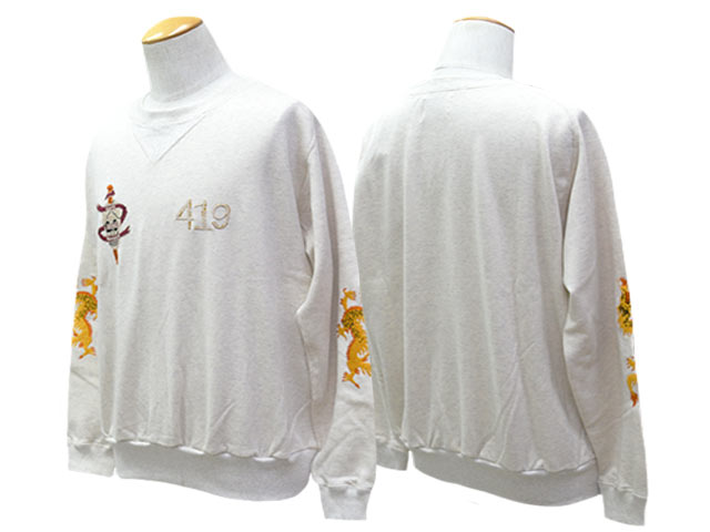 【POP EYES/ポップアイズ】2025AW「Prison Art Sweat Shirt/プリズンアートスウェットシャツ」(25AW-PPE-003) (UNCHANGING LOVE/アンチェンジングラブ/MONSTOR TIMES/モンストアタイムズ/アメカジ/WOLF PACK/ウルフパック)