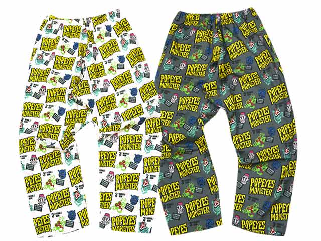 全2色【POP EYES/ポップアイズ】2025SS「Monster Easy Slacks/モンスターイージースラックス」(25SS-PPE-4) (UNCHANGING LOVE/アンチェンジングラブ/MISTER X/ミスターエックス/アメカジ/ハーレー/ホットロッド/WOLF PACK/ウルフパック)