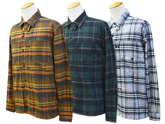 全3色【RED TAiL/レッドテイル】2024SS「Cross L/S Check Shirts/クロスロングスリーブチェックシャツ」(RKK-447) (ViSE CLOTiNG/バイスクロージング/バイス/名古屋/バイカー/ハーレー/ホイールズアパレル/アメカジ/ホットロッド/WOLF PACK/ウルフパック) 18,480円