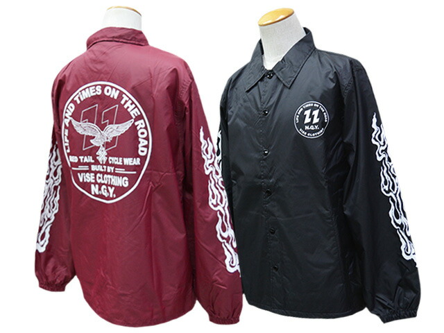 全2色【RED TAiL/レッドテイル】2025AW「V22-E ZF Coach Jacket/V22-E ZFコーチジャケット」(RKK-542)(ViSE CLOTiNG/バイスクロージング/バイス/名古屋/バイカー/ハーレー/ホイールズアパレル/アメカジ/ホットロッド/WOLF PACK/ウルフパック)｜WOLF PACK店