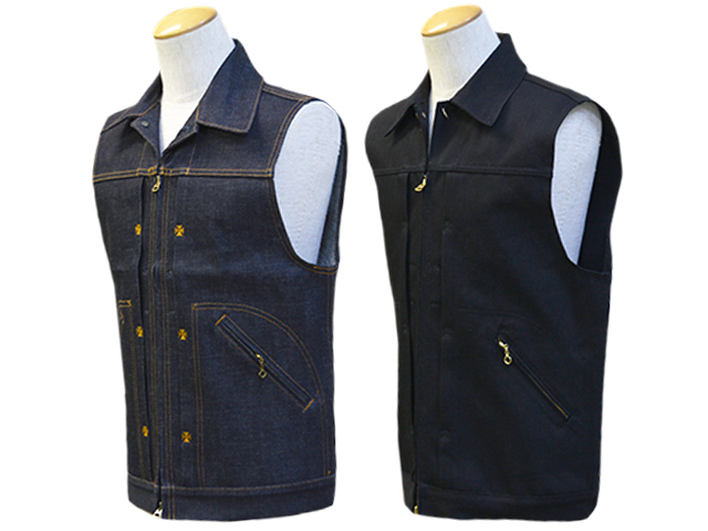 【楽天市場】全3色【RED TAiL/レッドテイル】「Cross Denim Vest 