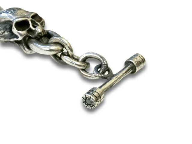 Skull Bracelet スカルブレスレット」(Silver950)(SKULL FLIGHT ウルフ