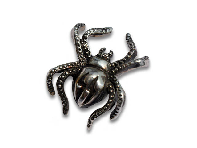 【SKULL　FLIGHT/スカルフライト】Silver950　Spider　Pins/シルバー950製スパイダーピンズ【DM便対応】【あす楽対応】(CALIFORNIA　LINE/カリフォルニアライン)