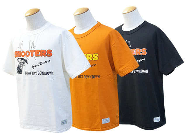 全3色【Sugar＆Co./シュガーアンドコー】2024SS「Shoo Drop Tee/シュードロップTee」(SGR-TEE023) (デニム/ジーンズ/インディゴ/アメカジ/ハーレー/ホットロッド/ミリタリー/WOLF PACK/ウルフパック)