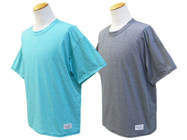 全2色【Sugar＆Co./シュガーアンドコー】2024SS「Heather Surf Tee/ヘザーサーフTee」(SGR-TEE027) (デニム/ジーンズ/インディゴ/アメカジ/ハーレー/ホットロッド/ミリタリー/アウトドア/ホイールズアパレル/WOLF PACK/ウルフパック)
