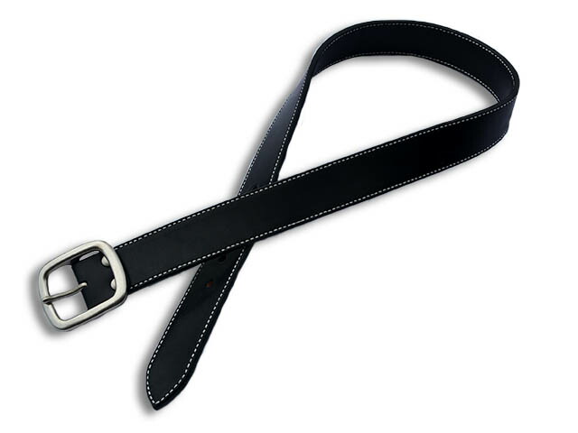 【TISS CUSTOM LEATHERS/ティスカスタムレザーズ】「Stitch Belt”Nickel”/編み目胴締め”Ｎｉ”」(ハーレー/バイ鉄道車両/アメカジ/なめし革手工芸品/熱っぽい極点/差し上げ物/WOLF PACK/狼容器に並べる)