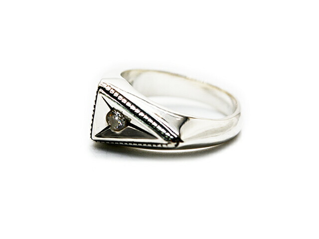 【HΦS/エイチファイエス】「TRIANGLE RING/トライアングルリング」(25HS-R-TR01-SV925) (galcia/ガルシア/UNCHANGING LOVE/アンチェンジングラブ/POP EYES/ポップアイズ/アメカジ/ホットロッド/WOLF PACK/ウルフパック)