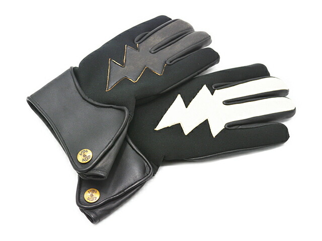 全2色【Vin&Age/ヴィン&エイジ】2025AW「Winter Naughty Glove/ウインターナーティーグローブ」(VGW22NS) (ハーレー/ハーレーダビッドソン/バイク/バイカー/ホットロッド/手袋/プレゼント/ホイールズアパレル/WOLF PACK/ウルフパック)