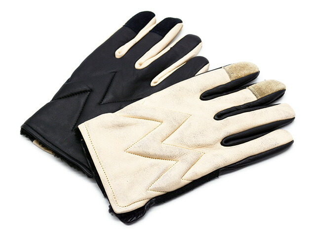 全2色【Vin&Age/ヴィン&エイジ】2023AW「Early Winter Glove”Jagged”/アーリーウインターグローブ”ジャジッド”」(VGW23 J-NS)【対応】 (ハーレー/バイク/プレゼント/手袋/ホットロッド/アメカジ/プレゼント/WOLF PACK/ウルフパック)