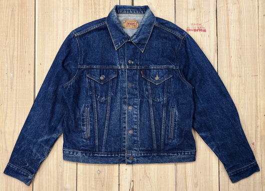 【中古】激挙げ句の果て 燻すジーンズ リーヴァイズジーンズ70506 古着 Gジャン LEVIS ジージャン 80S 気が大きい大きさ 46 MADE IN USA 亜米利加製