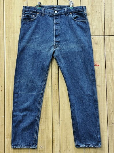 【中古】リーバイス501 カンヌキモデル ハチマル 大きいサイズ 古着 LEVIS501 80S W40×L30 MADE IN USA 通販