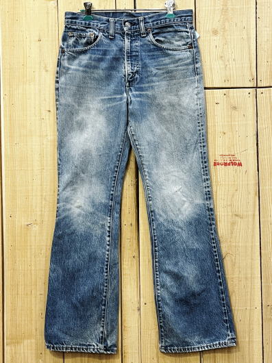 【中古】リーバイス517 70s 古着 LEVIS 517 66後期 ブーツカット MADE IN USA W30×L30 ビンテージ