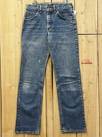 【中古】LEE 200 リー200 ストレート 80S 古着 激ヒゲ 縦落ち W29×L30 MADE I N USA 米国製