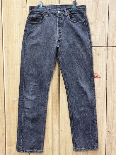 楽天市場】【中古】リーバイス501 先染ブラック 黒 古着 LEVIS501 80S