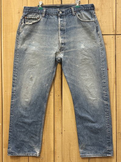【中古】激ヒゲ リーバイス501 古着 LEVIS501 ハチマル 80S CAREスタンプ MADE IN USA W38×L28 米国製 26,048円