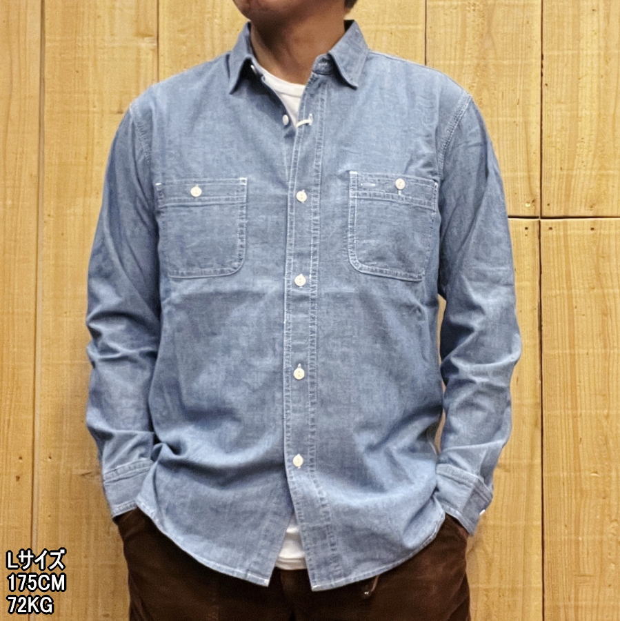 BIG MIKE ビッグマイク シャンブレー ワークシャツ Chambray Classic L/S Work Shirts