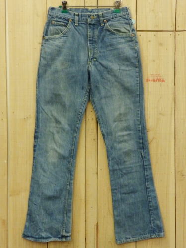 【中古】古着 LEE 200 ブーツとり捨てる 70S デニム W31×L32